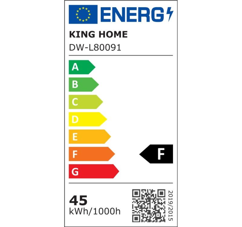 Lampa podłogowa MOON FLOOR - metal, akryl