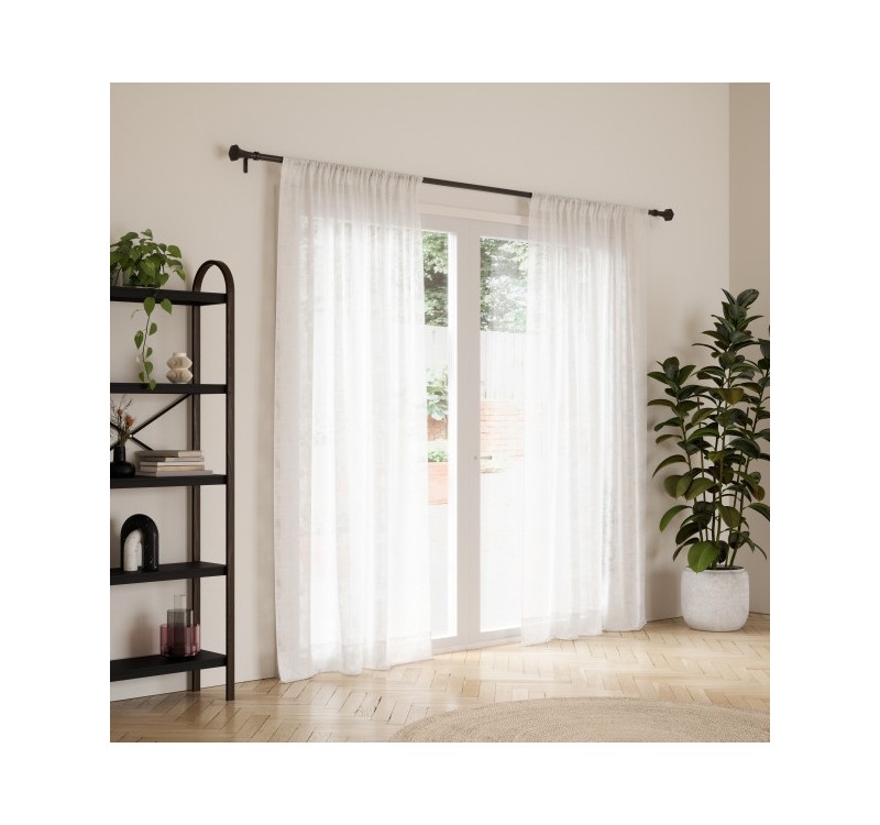 UMBRA karnisz SITA 183 - 366 cm czarny