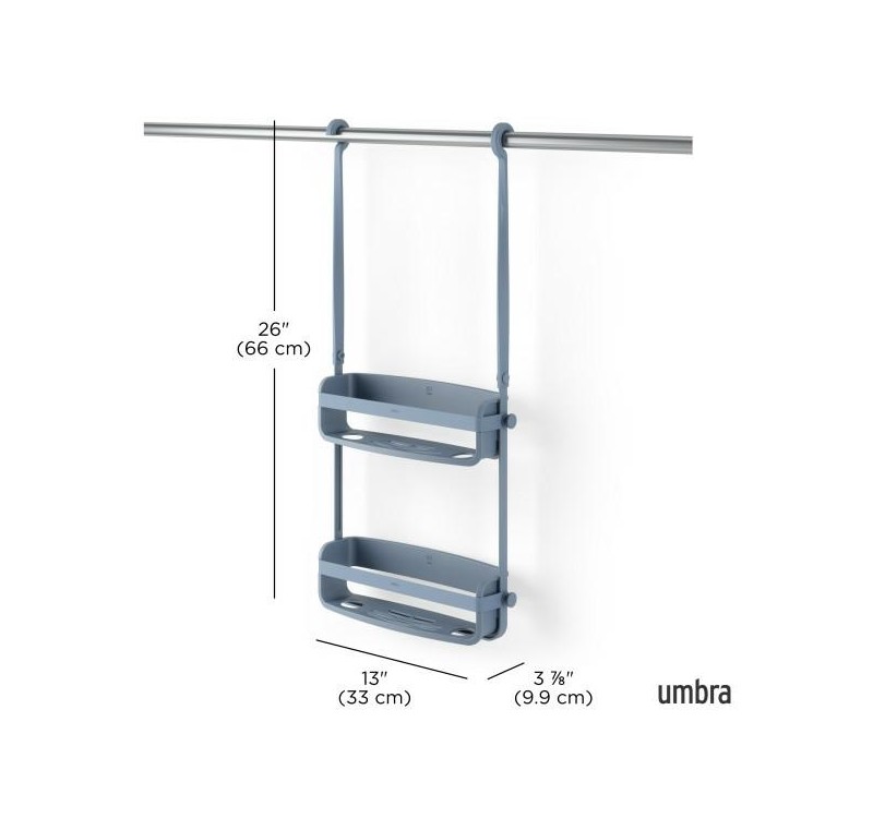UMBRA organizer łazienkowy FLEX           niebieski