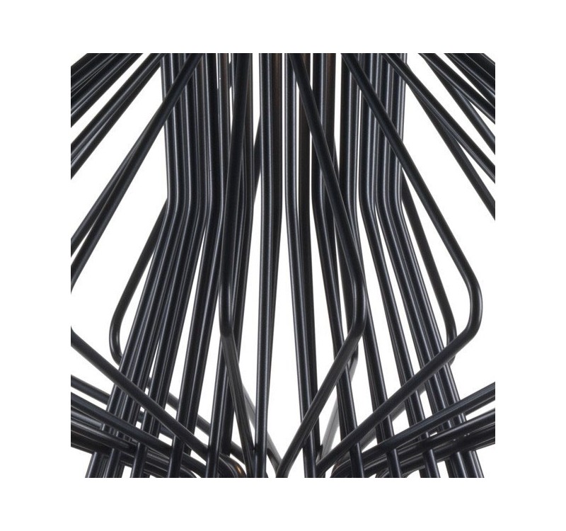 Lampa wisząca STRAW szara - stal węglowa