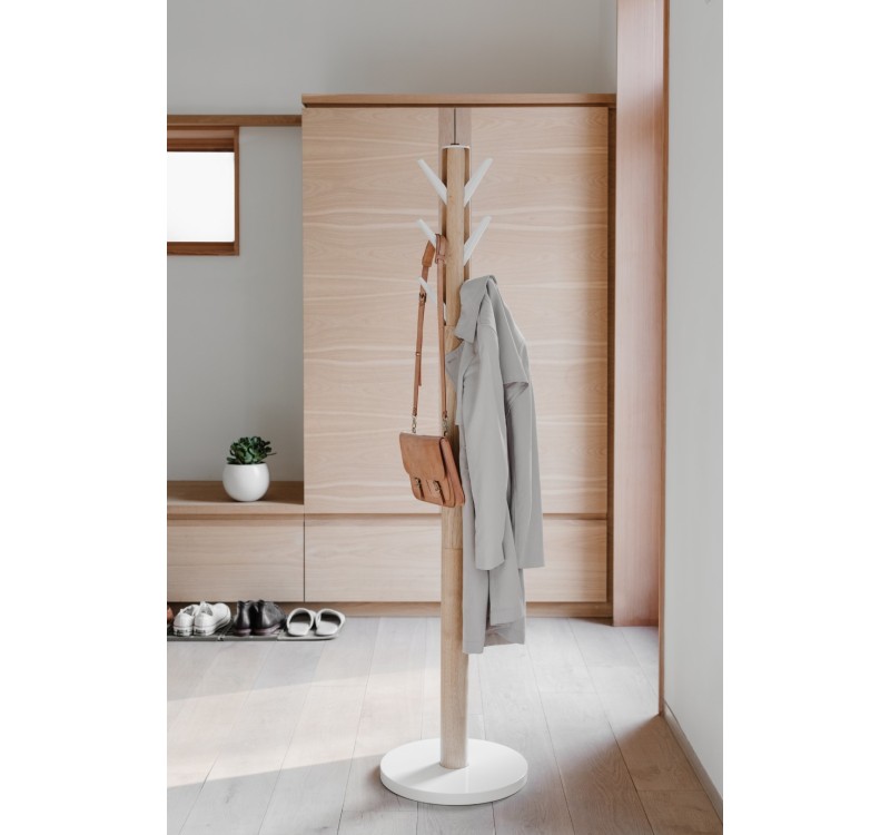 UMBRA wieszak na ubrania FLAPPER biały naturalny