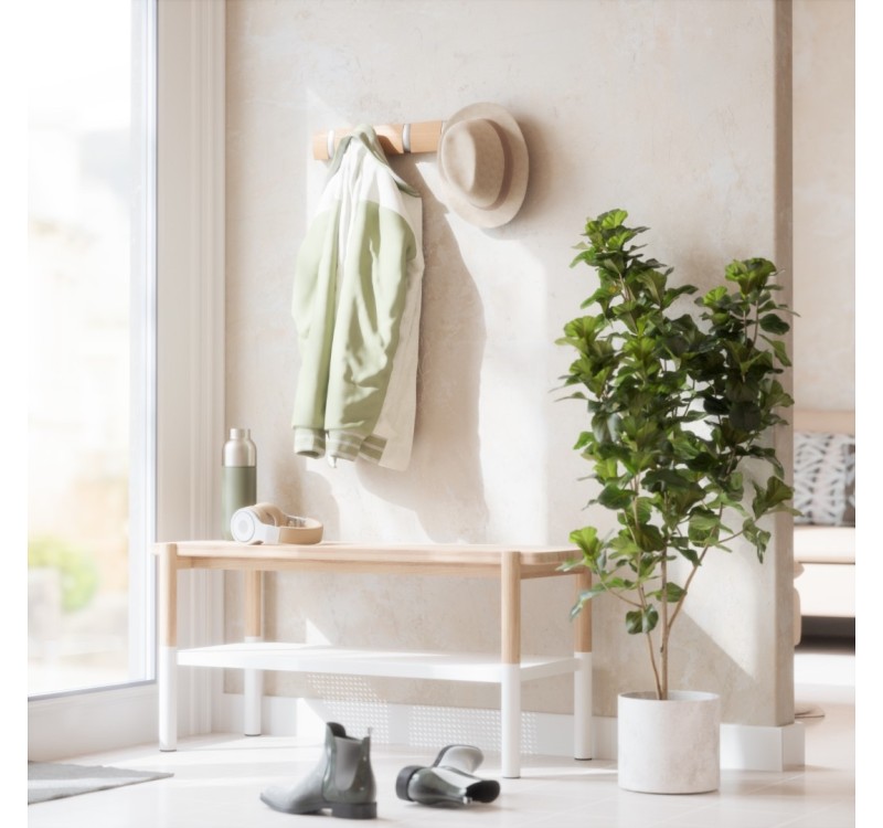 UMBRA wieszak na ubrania FLIP 5 naturalny