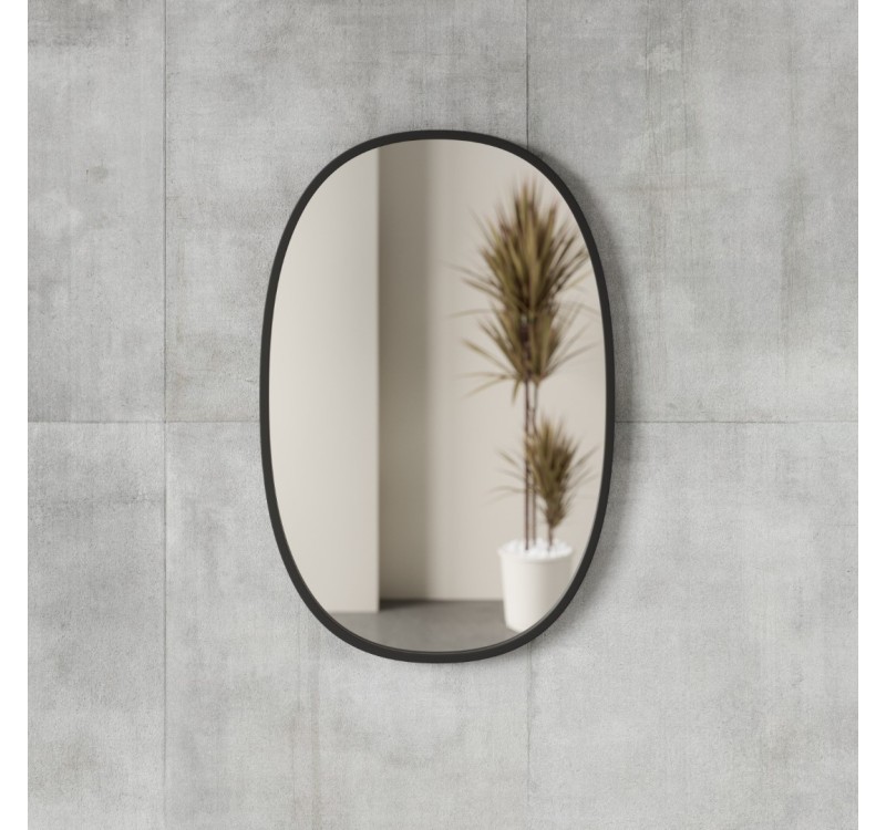 UMBRA lustro wiszące HUB 61 x 91 cm czarne