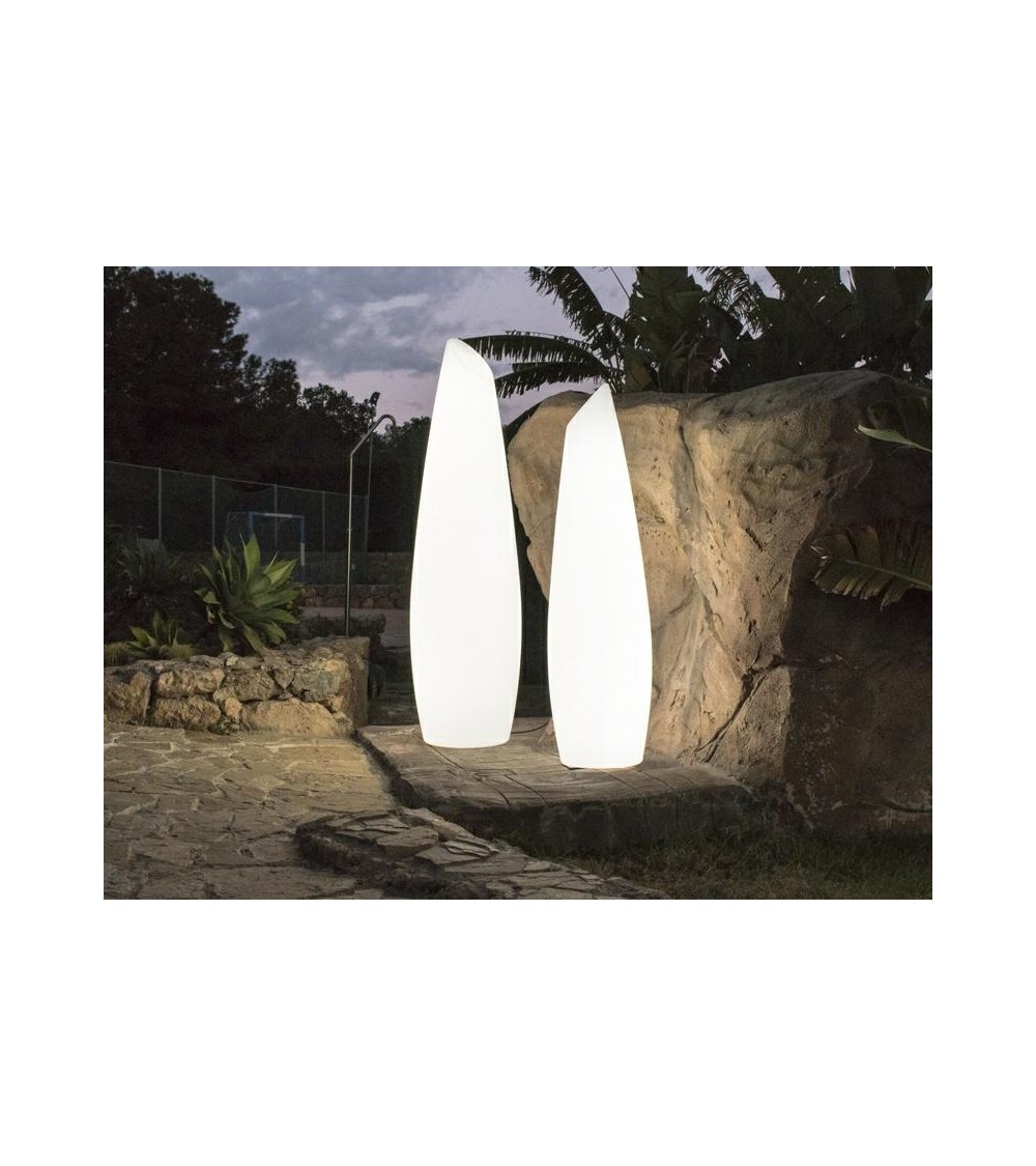 NEW GARDEN lampa ogrodowa FREDO 140 CABLE biała