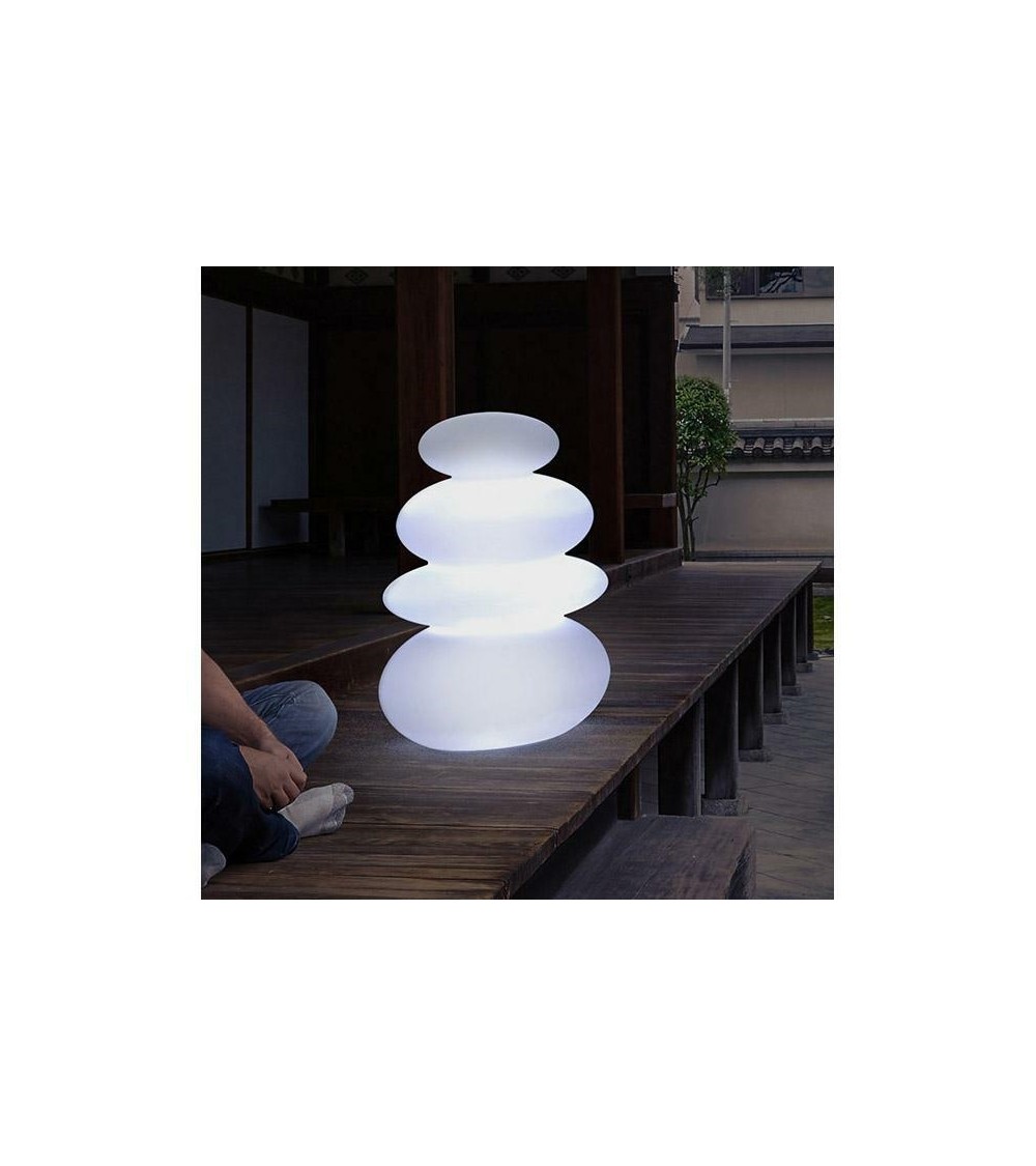 NEW GARDEN lampa ogrodowa BALANS CABLE biała