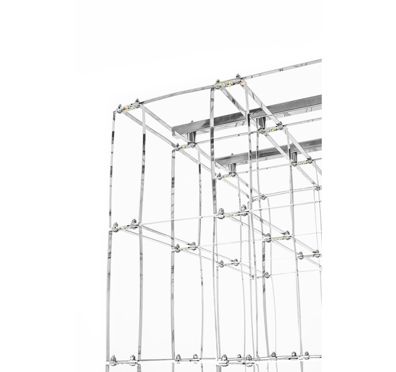 Lampa wisząca CONSTELLAR - LED, stal szczotkowana