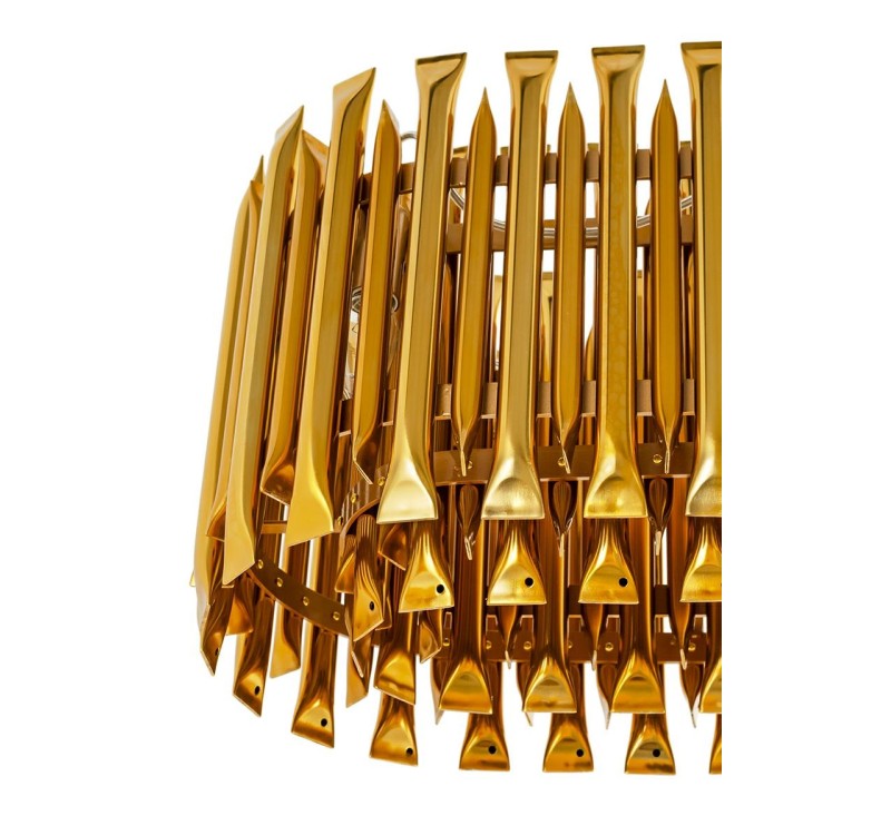 Lampa wisząca GALLIANO LONG ciemne złoto - aluminium, stal węglowa