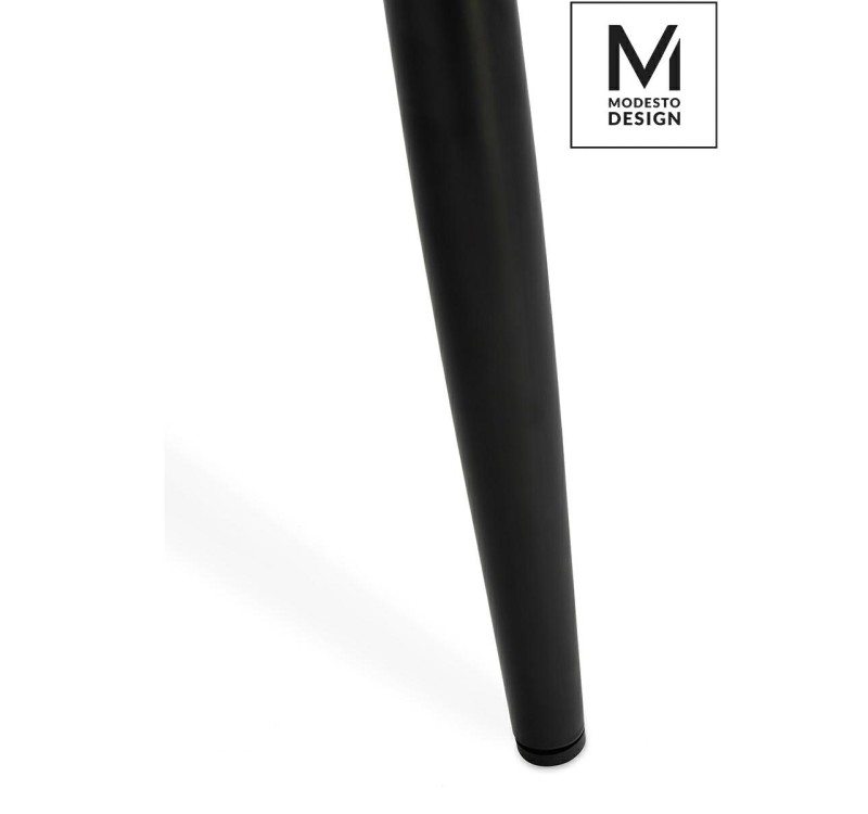 MODESTO krzesło LUCY szare - welur, metal