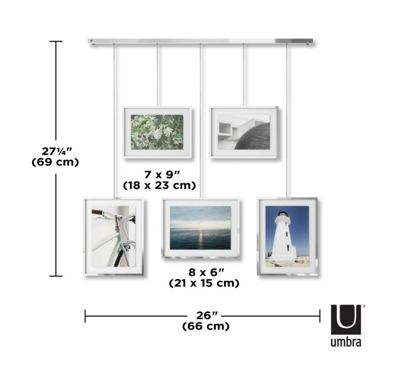 UMBRA ramka na zdjęcia EXHIBIT  chromowana