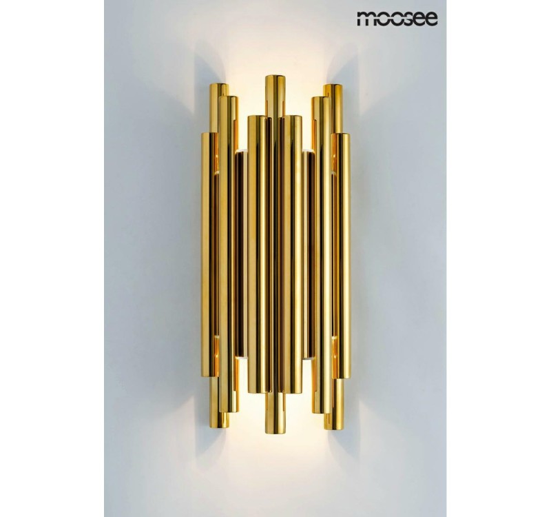 MOOSEE lampa ścienna ORGANO złota