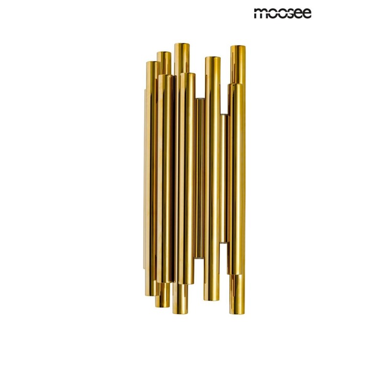 MOOSEE lampa ścienna ORGANO złota