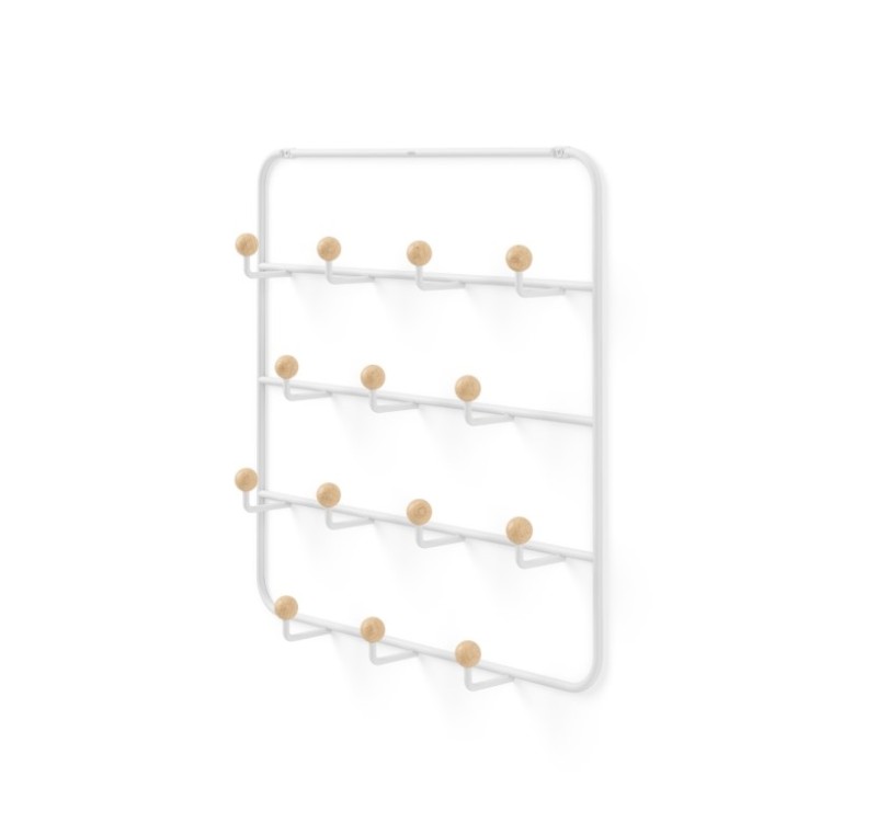 UMBRA wieszak ścienny ESTIQUE biały