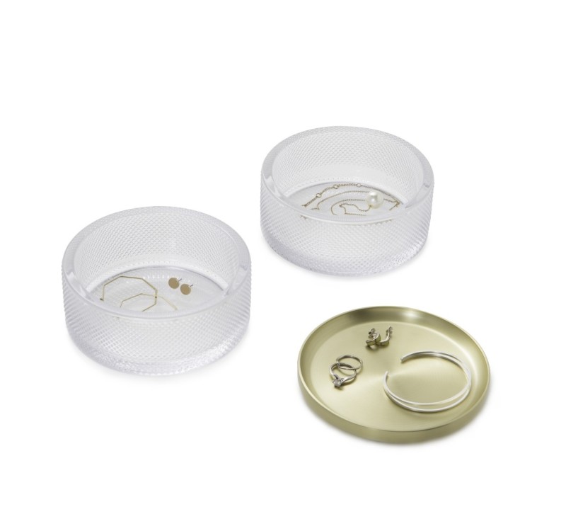 UMBRA pojemnik na biżuterię TESORA - mosiądz
