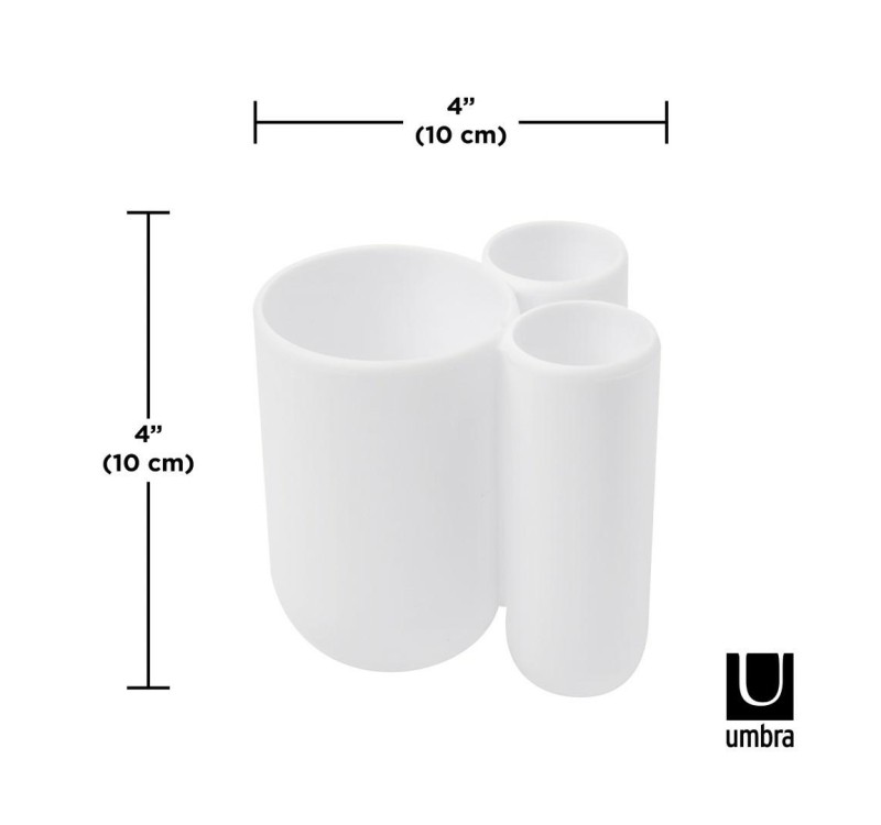 UMBRA kubek na szczoteczki  TOUCH - biały