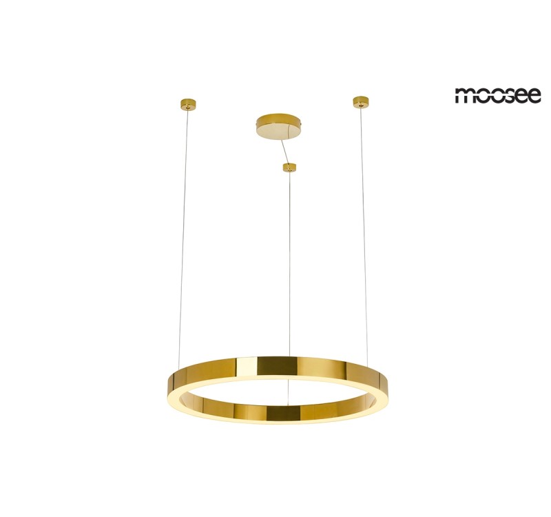 MOOSEE lampa wisząca RING LUXURY 50  złota