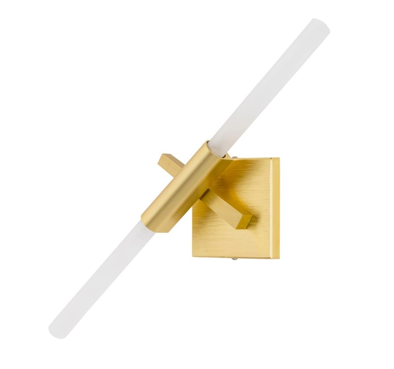 Lampa ścienna CANDELABR WALL złota - aluminium, szkło