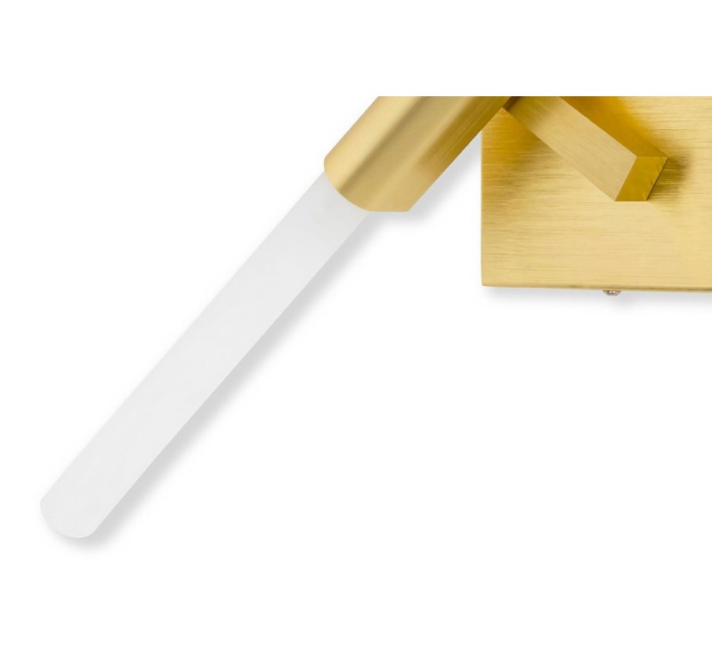 Lampa ścienna CANDELABR WALL złota - aluminium, szkło