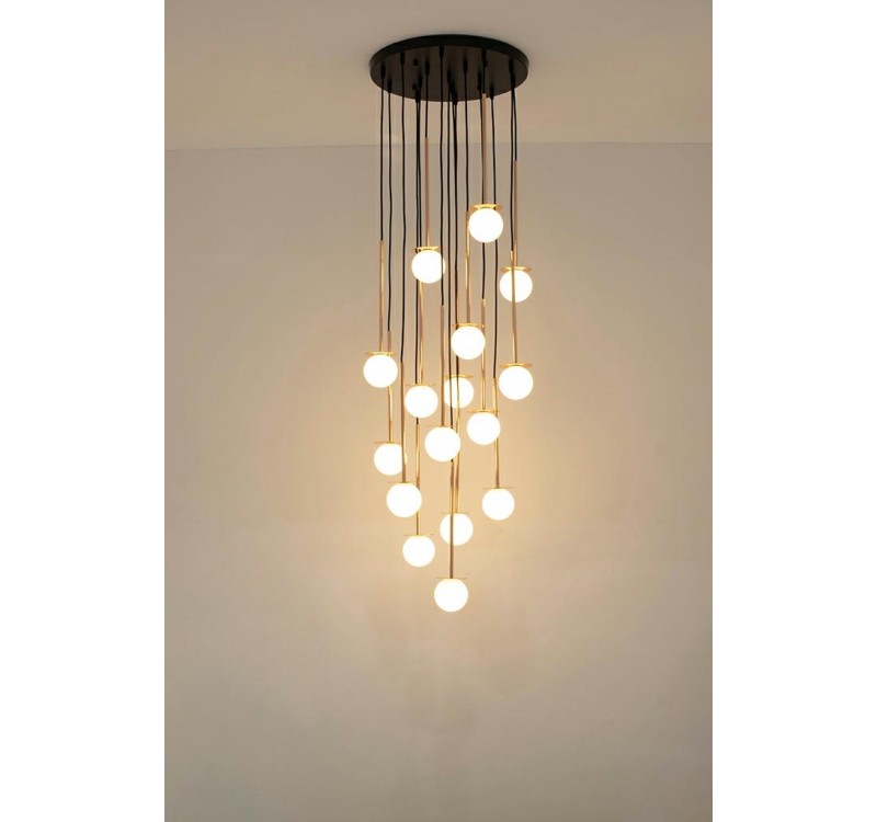 Lampa wisząca CANNON DISC 16 miedziana