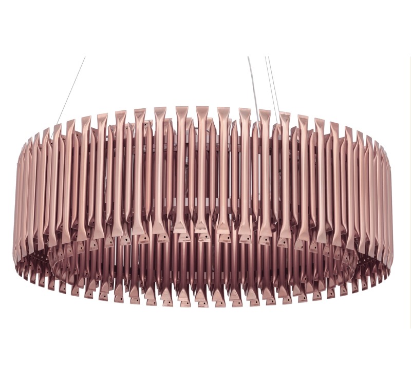 Lampa wisząca GALLIANO miedziana - aluminium, stal węglowa