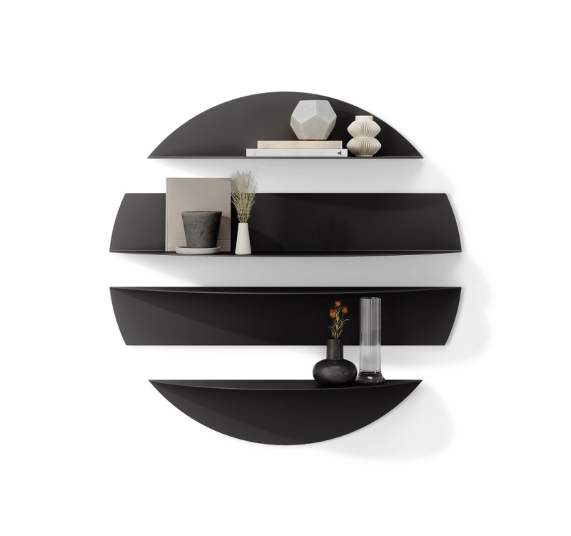 UMBRA półki ścienne SOLIS czarne