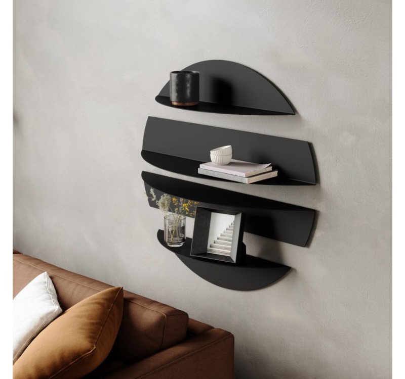 UMBRA półki ścienne SOLIS czarne
