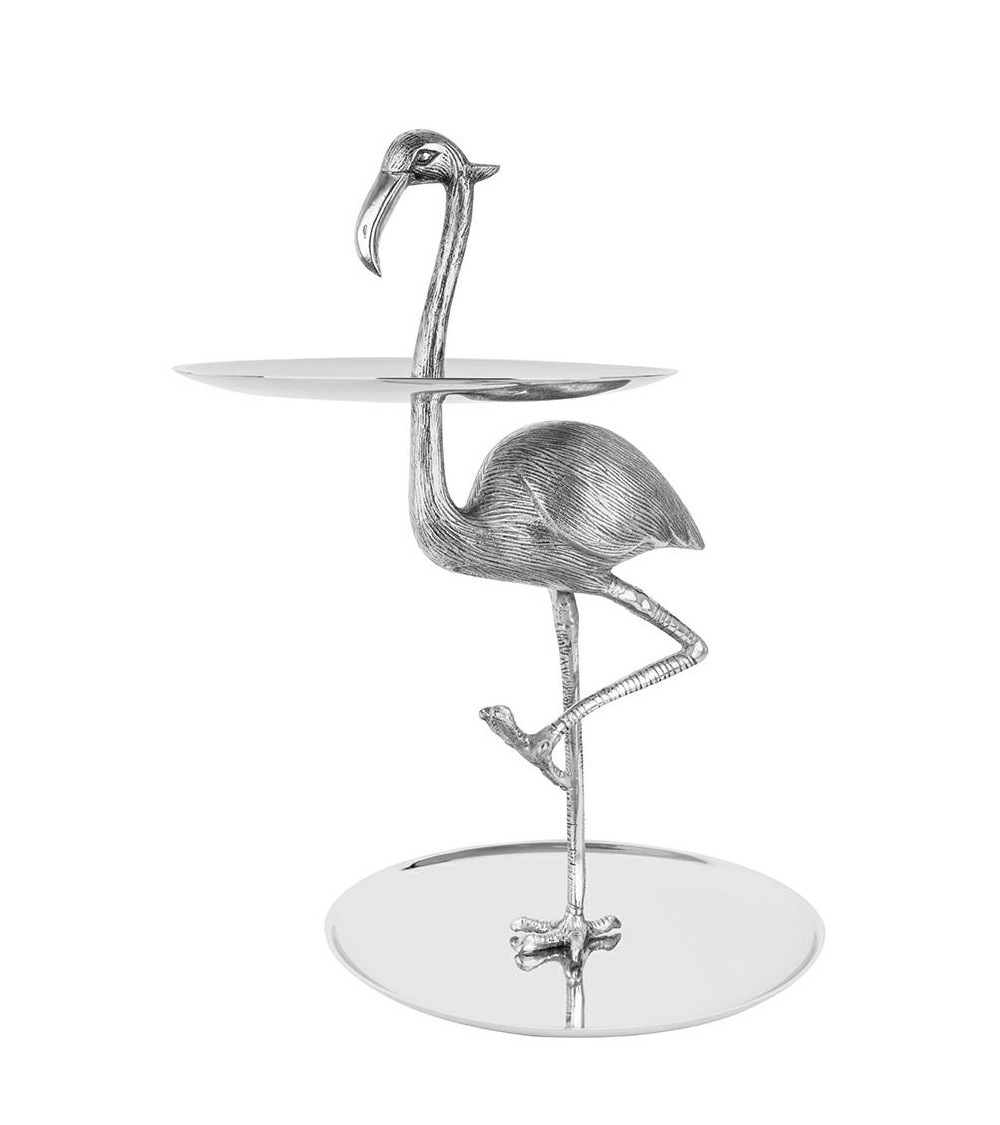 KARE patera / etażerka FLAMINGO srebrna