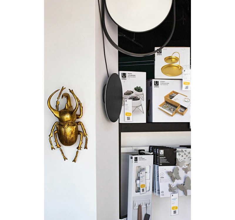 KARE dekoracja ścienna ATLAS BEETLE złota