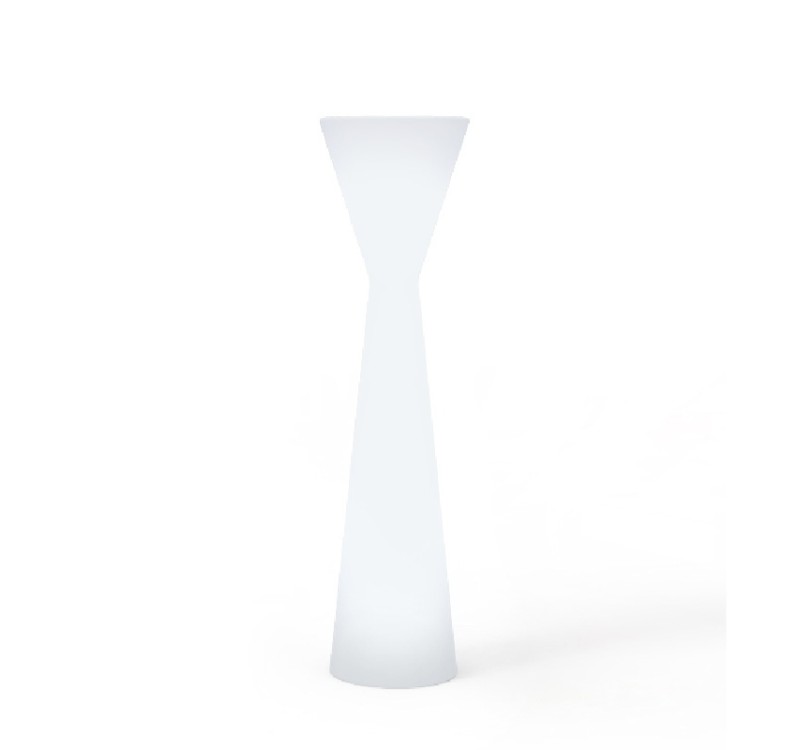 NEW GARDEN lampa podłogowa KONIKA 170 BATTERY biała