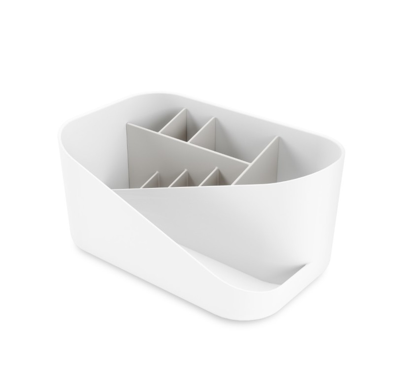 UMBRA organizer kosmetyków GLAM biało-szary