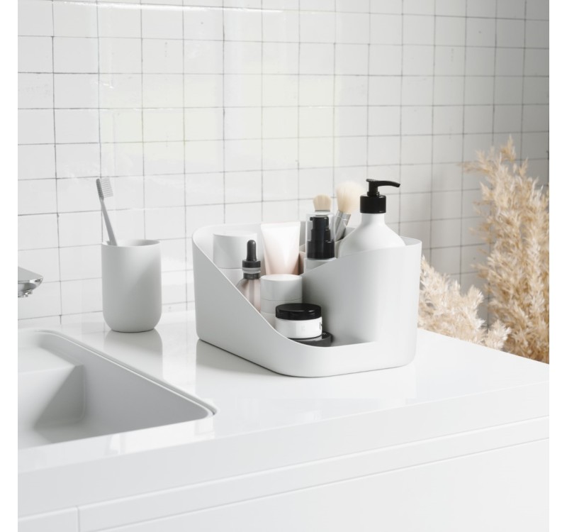 UMBRA organizer kosmetyków GLAM biało-szary