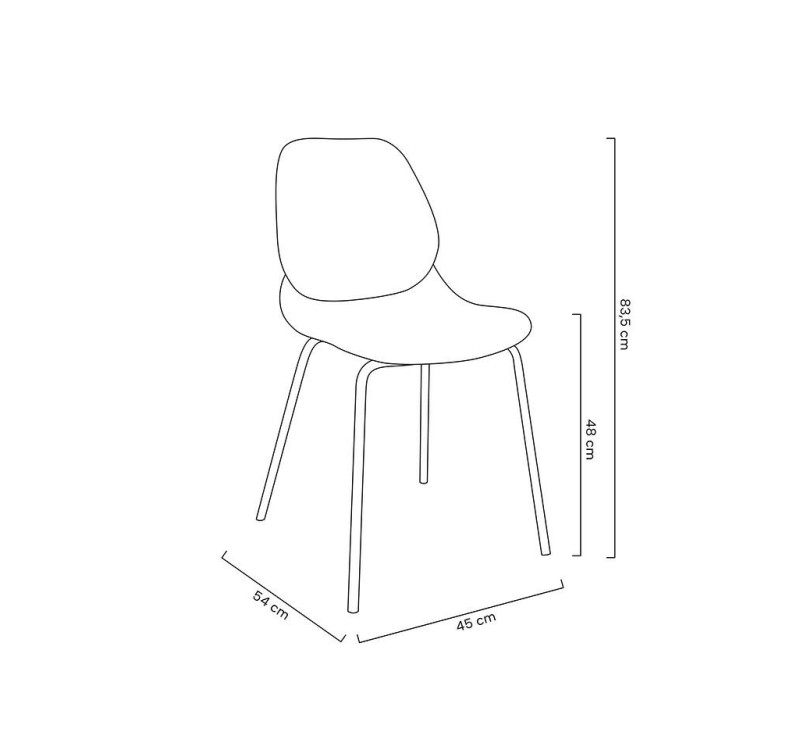Krzesło ARIA czarne