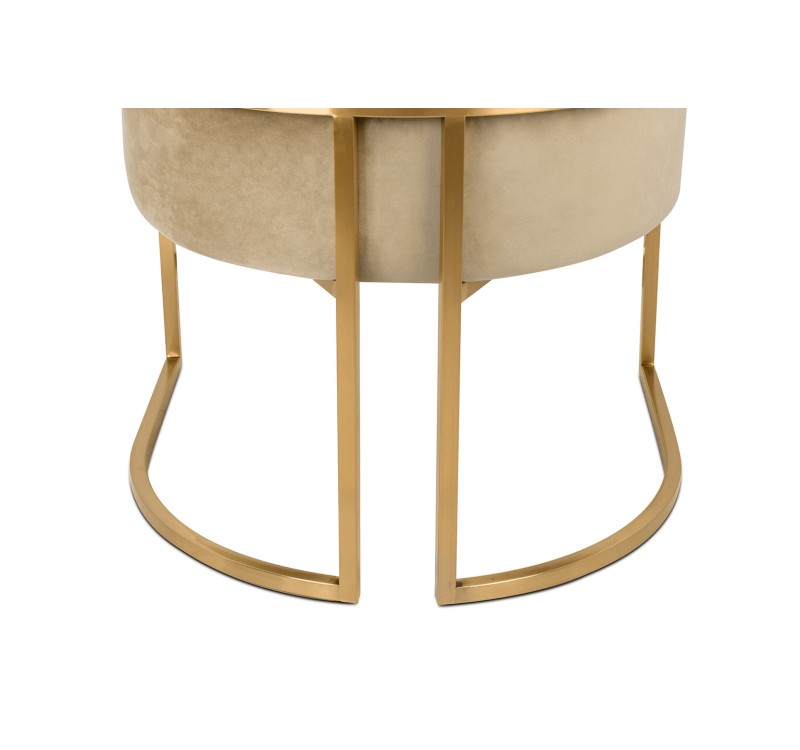 Fotel CHLOE VELVET khaki