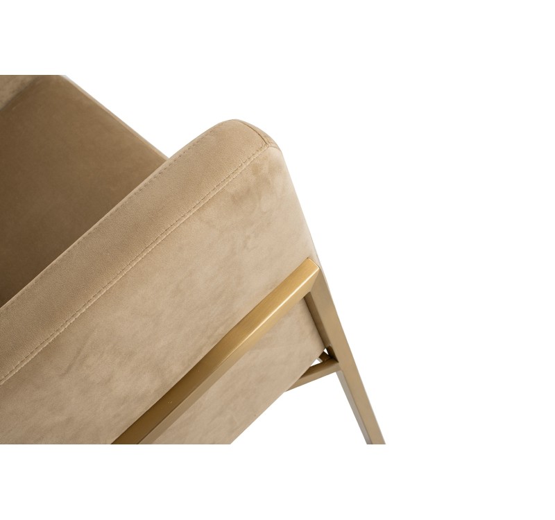 Fotel CHLOE VELVET khaki