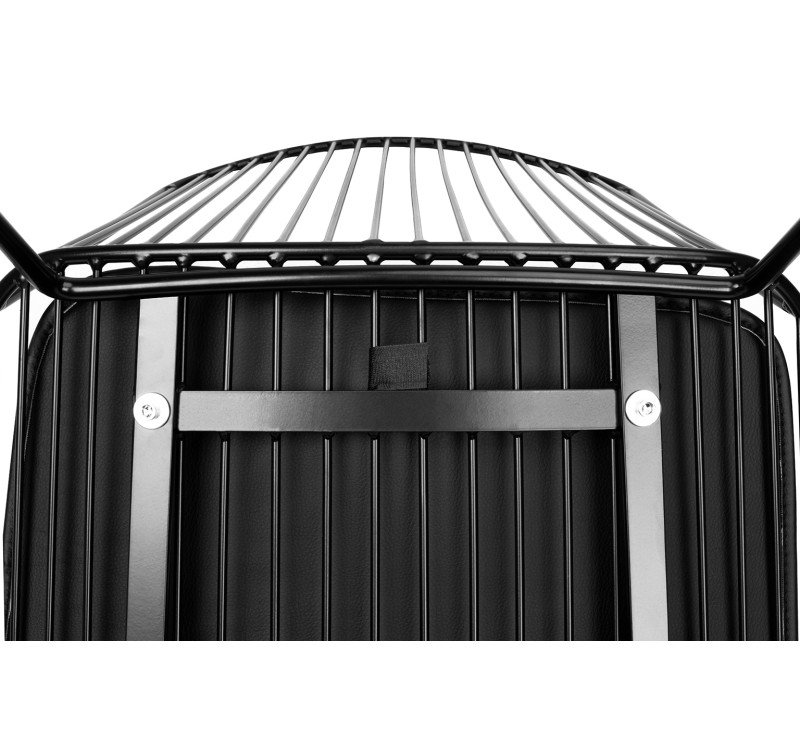 Krzesło barowe MILES czarne 76