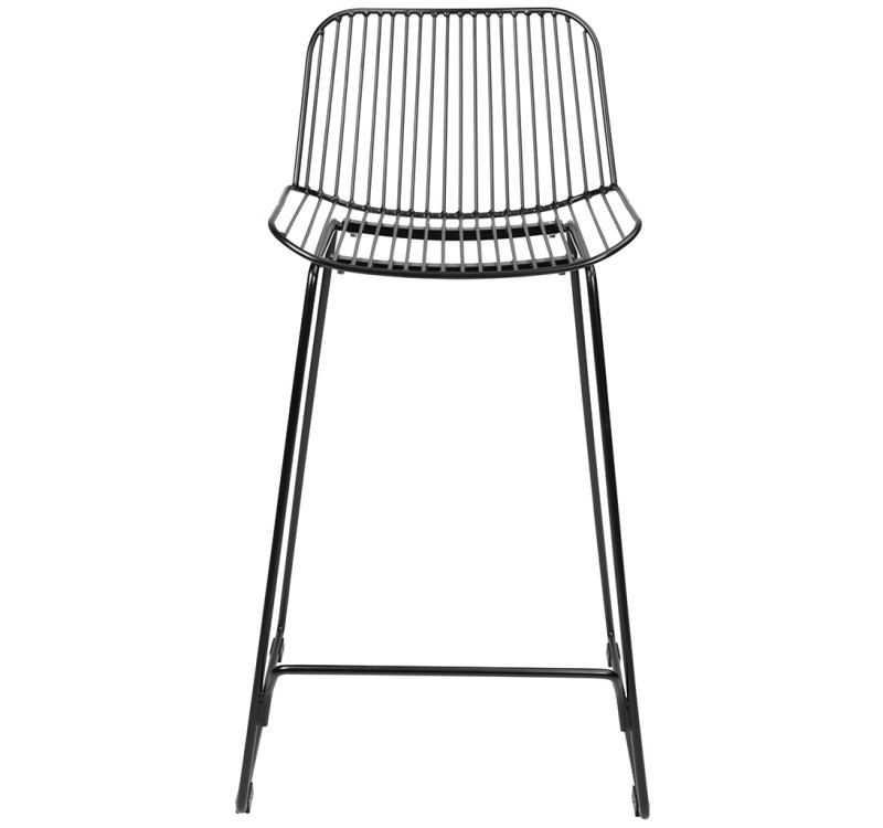 Krzesło barowe MILES czarne 76