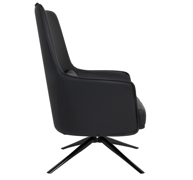 Fotel VICTOR czarny PU