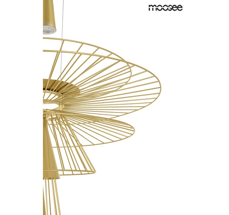 MOOSEE lampa wisząca SESTO złota