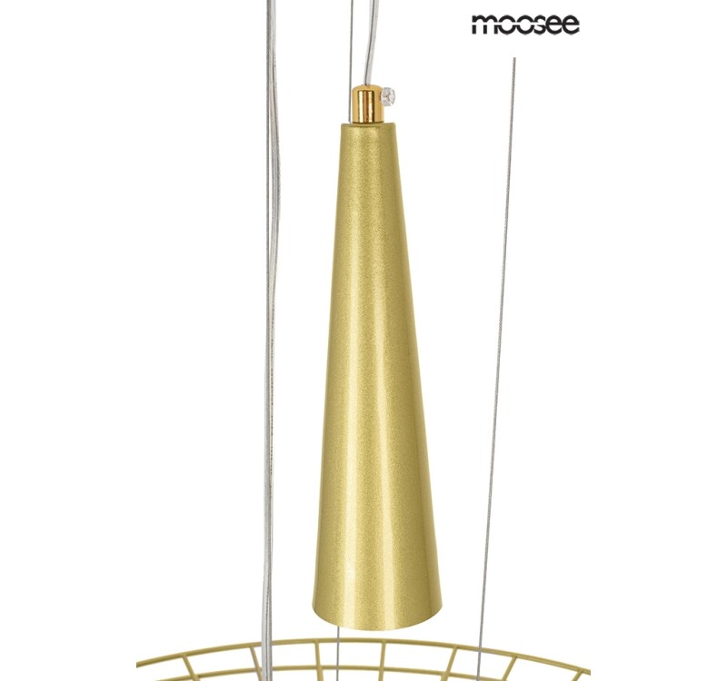 MOOSEE lampa wisząca SESTO złota