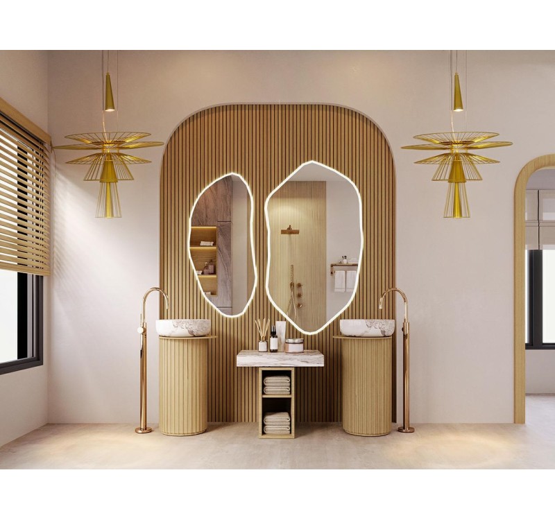 MOOSEE lampa wisząca SESTO złota