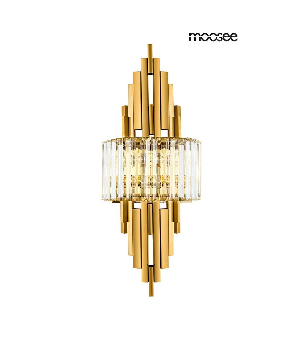 MOOSEE lampa ścienna TOWERS złota