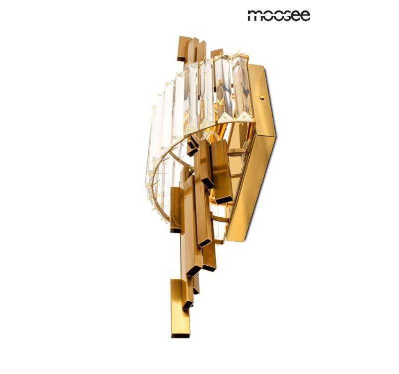 MOOSEE lampa ścienna TOWERS złota