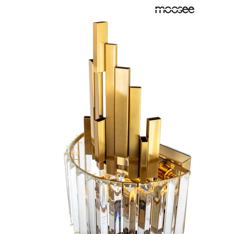 MOOSEE lampa ścienna TOWERS złota