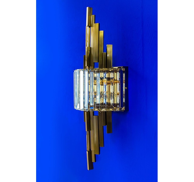 MOOSEE lampa ścienna TOWERS złota