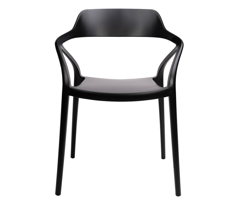 Krzesło GLORIA czarne - polipropylen
