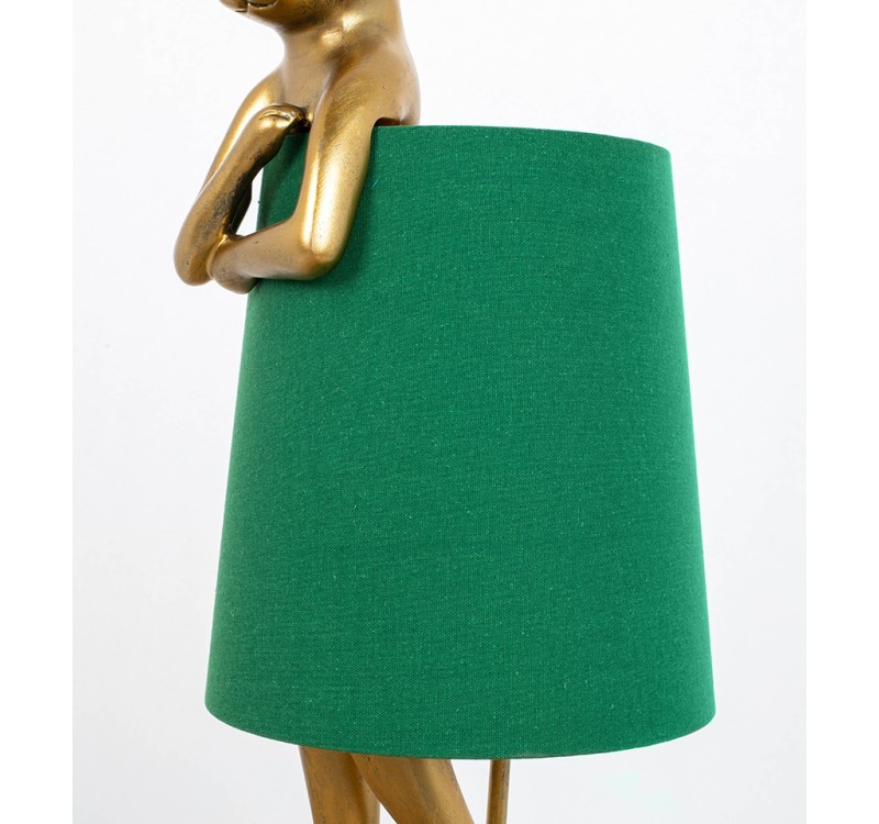 KARE lampa stołowa RABBIT 68 cm  złota / zielona