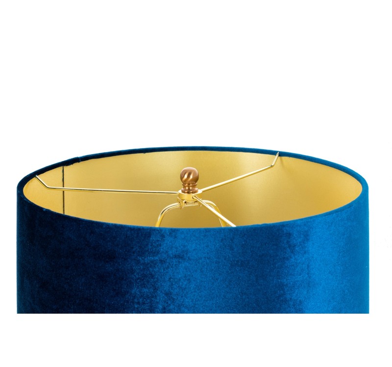 KARE lampa stołowa PARROT 84 cm niebieska