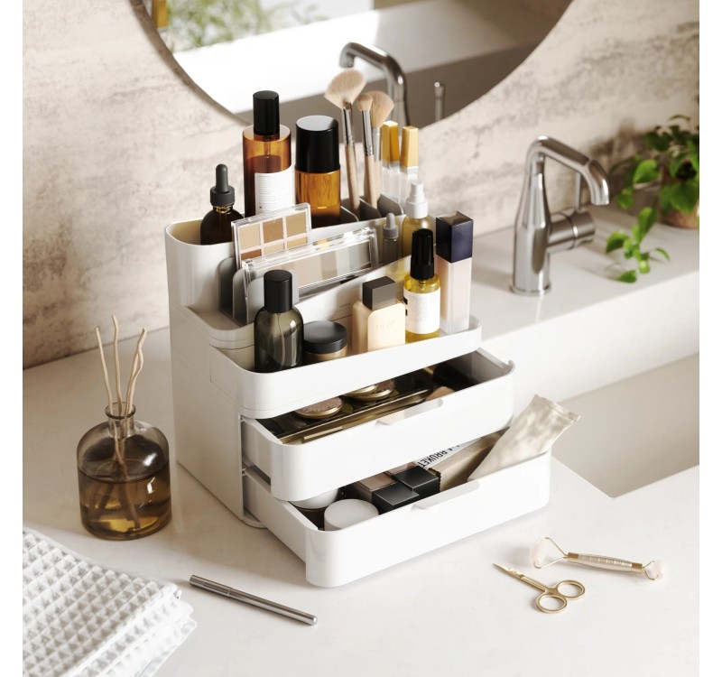 UMBRA organizer kosmetyków GLAM LARGE biały