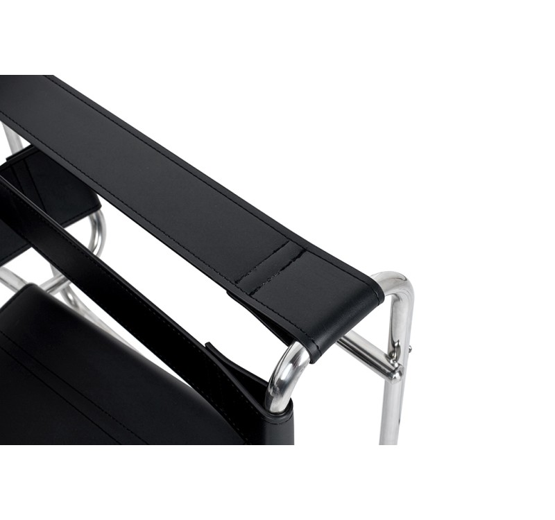 Fotel IVAN czarny - ekoskóra