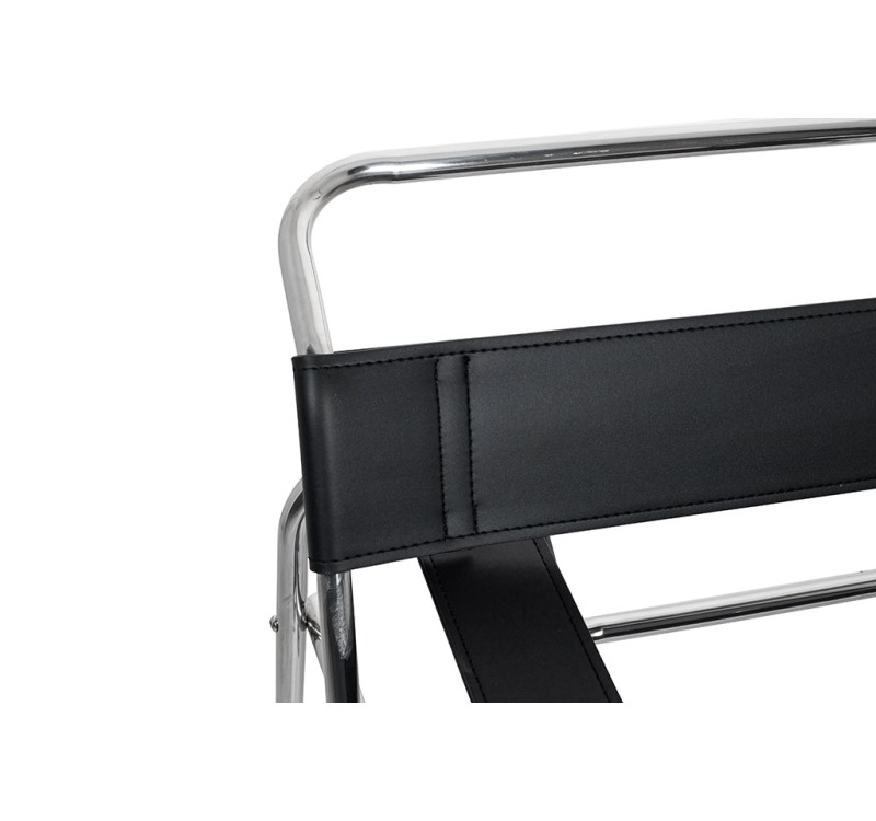 Fotel IVAN czarny - ekoskóra