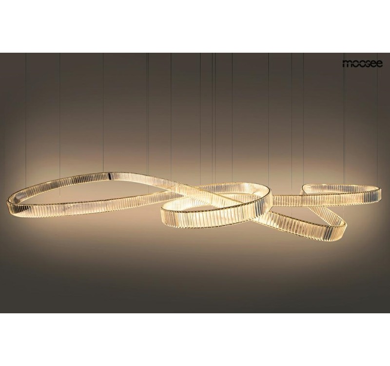 MOOSEE lampa wisząca WAVE 380 chrom